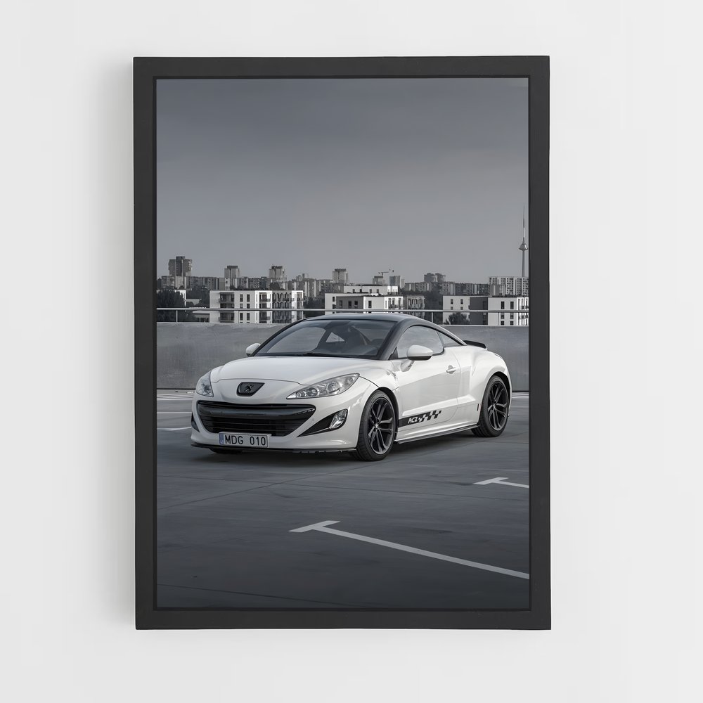 Poster élégant Rcz r – affiche Peugeot (vue 2)